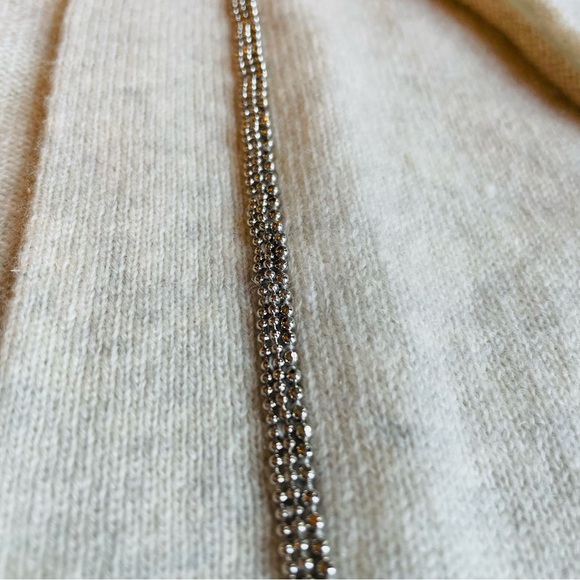 Neiman Marcus 100% Cashmere Open Long Cardigan in Size Large Classy Luxury EUC - Picture 7 of 7